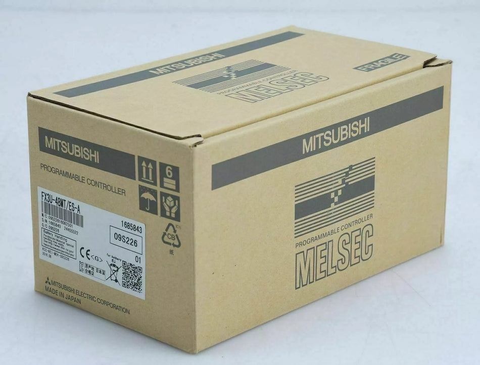 New In Box MITSUBISHI FX3U-48MT/ES-A PLC Module