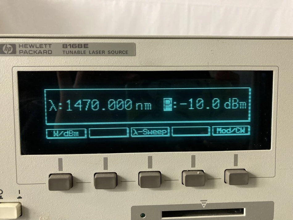 HP 8168E 1470nm-1580nm TLS