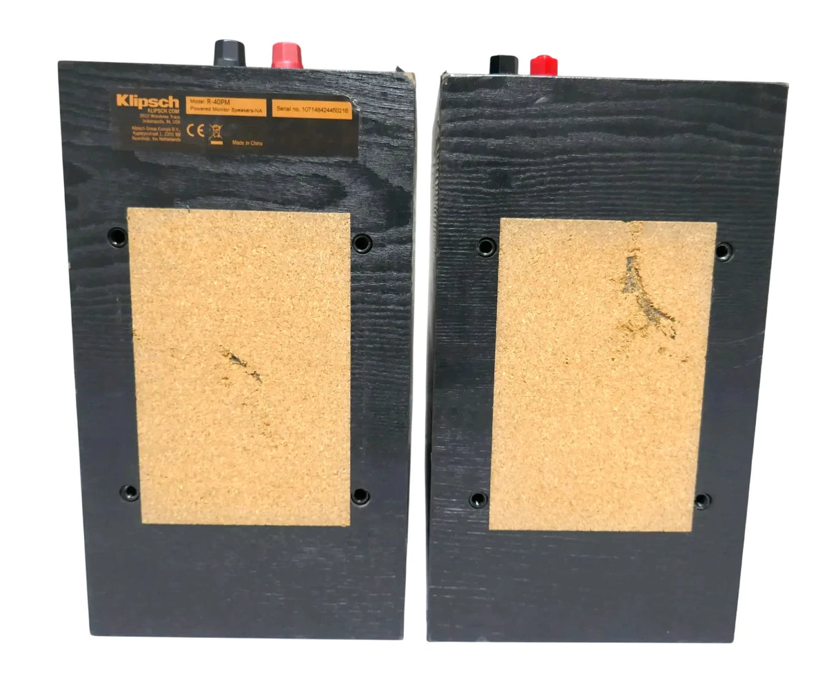 Klipsch R-40PM Powered Bookshelf Speakers (Pair) - Black - Free Shipping.