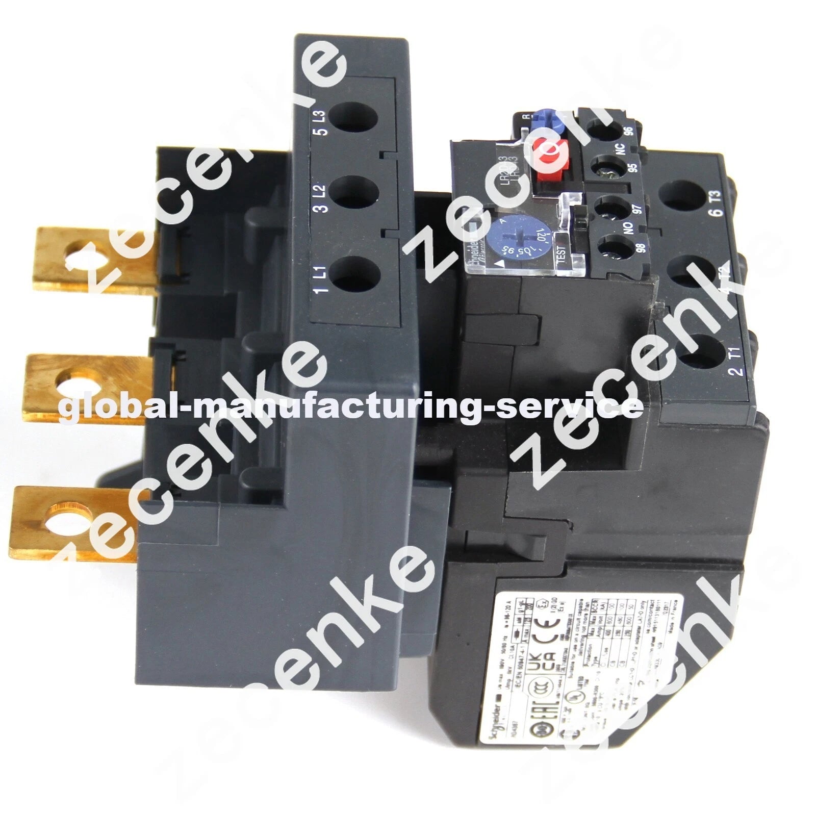 Schneider LRD4367 Telemecanique Bimetallic Thermal Overload Relay 95~120A