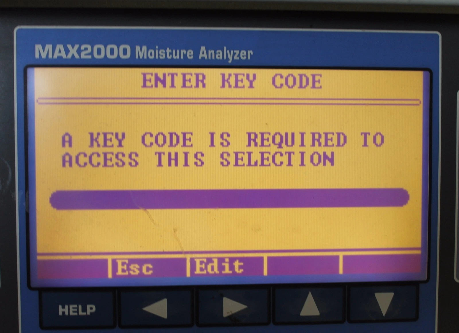 Arizona Instruments Computrac MAX-2000 Moisture Analyzer AS-IS