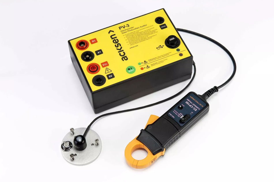 Acksen Electrocorder PV-3 Solar Irradiance Power Recorder 10A, 100A IP65