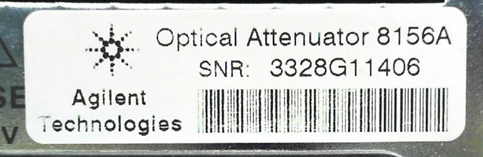HP - Agilent - Keysight 8156A-101 Optical Attenuator 3328G11406