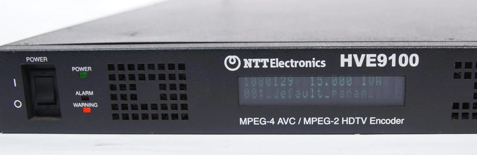 NTT Electronics HVE9100 MPEG-4 AVC/MPEG-2 HDTV Encoder