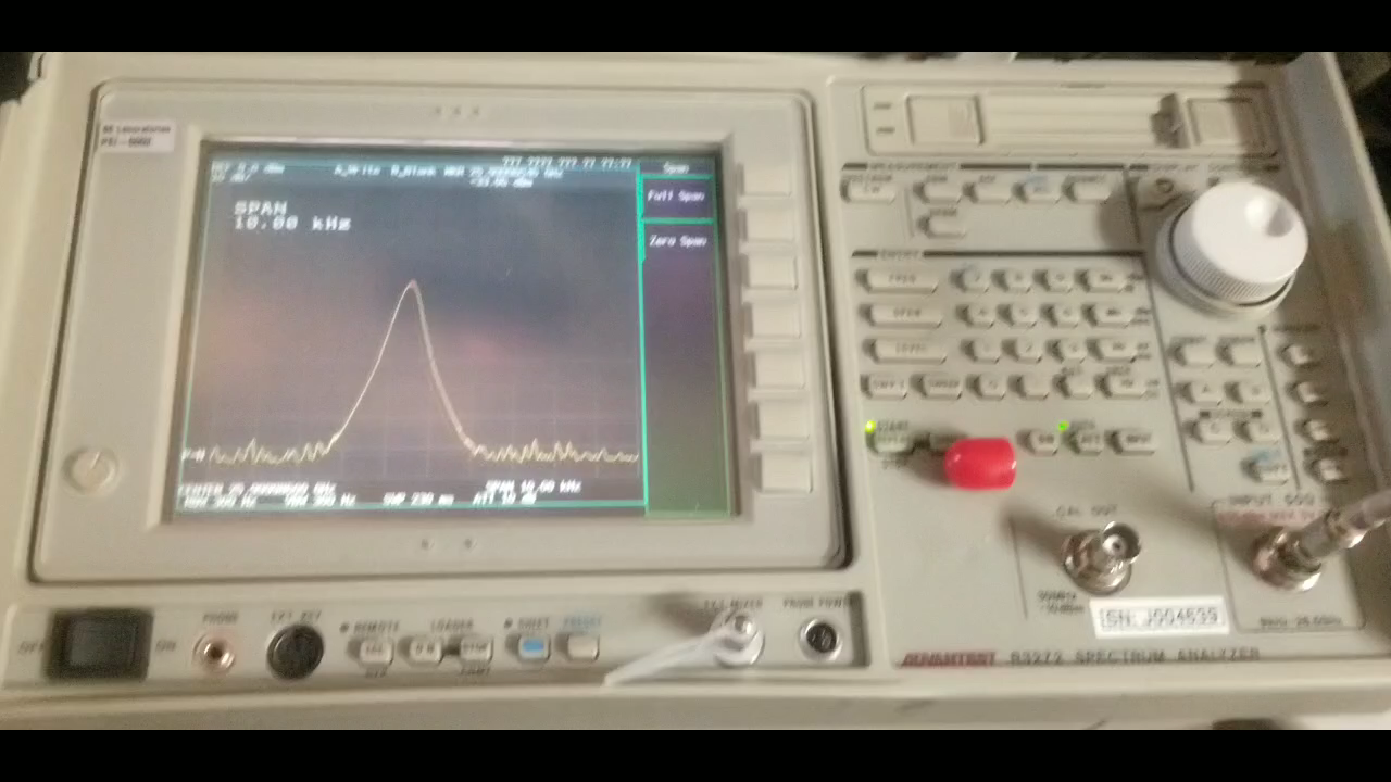 Advantest R3272 26.5GHz Spectrum Analyzer