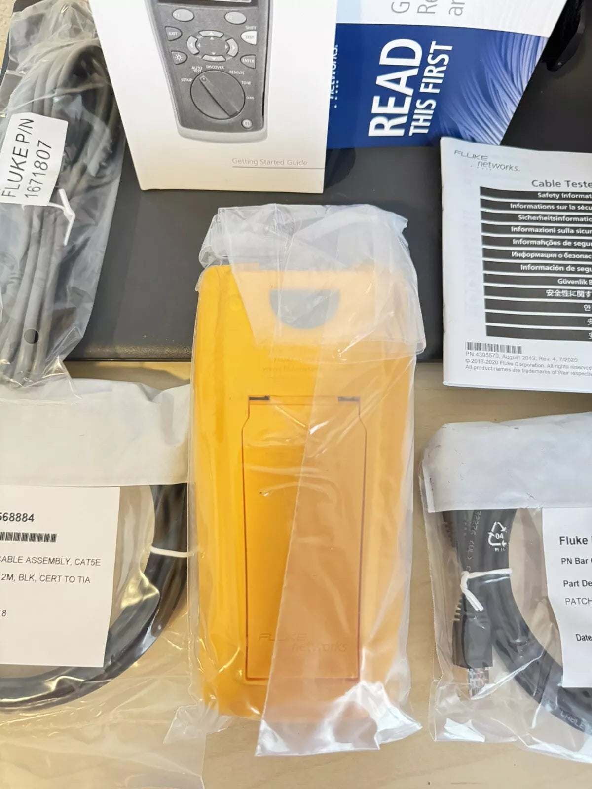 Fluke Networks Cable IQ Qualification Tester CIQ-100 /New Sealed