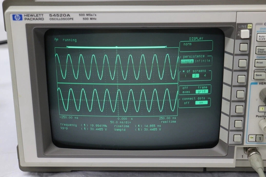 HP 54520A DC-500MHz 2ch Digital Oscilloacope