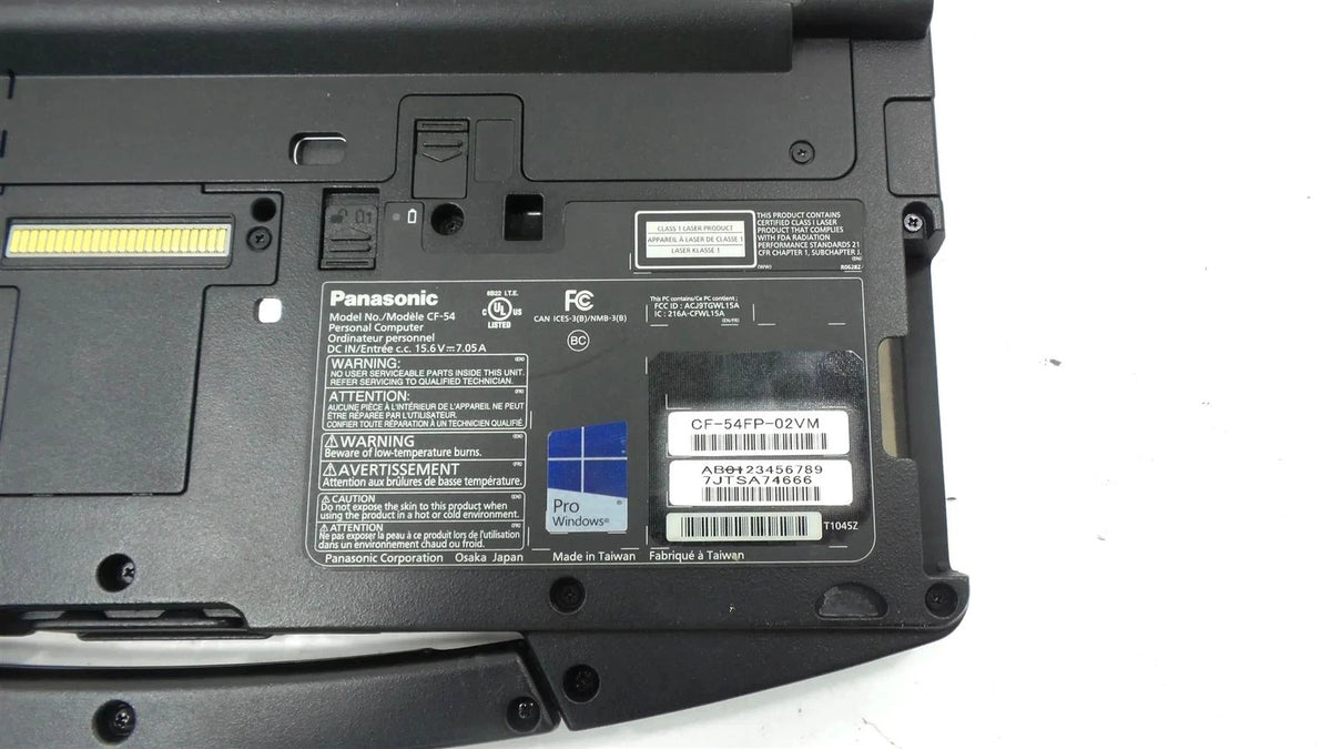 Panasonic Toughbook CF-54 Core i7-6600U 2.60GHz 8GB 256GB Win 10 pro