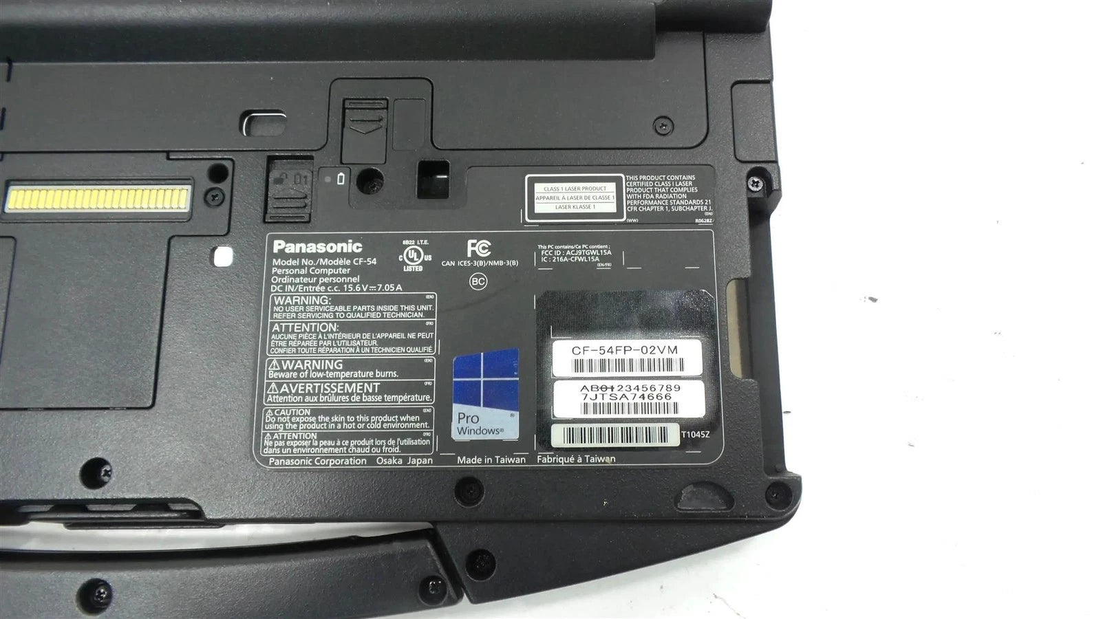Panasonic Toughbook CF-54 Core i7-6600U 2.60GHz 8GB 256GB Win 10 pro