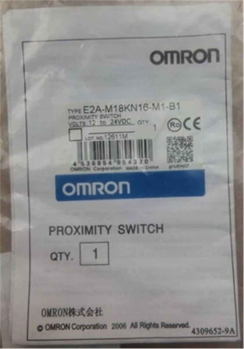 Omron E2A-M18KN16-M1-B1 Proximity Switch - XG eqpt