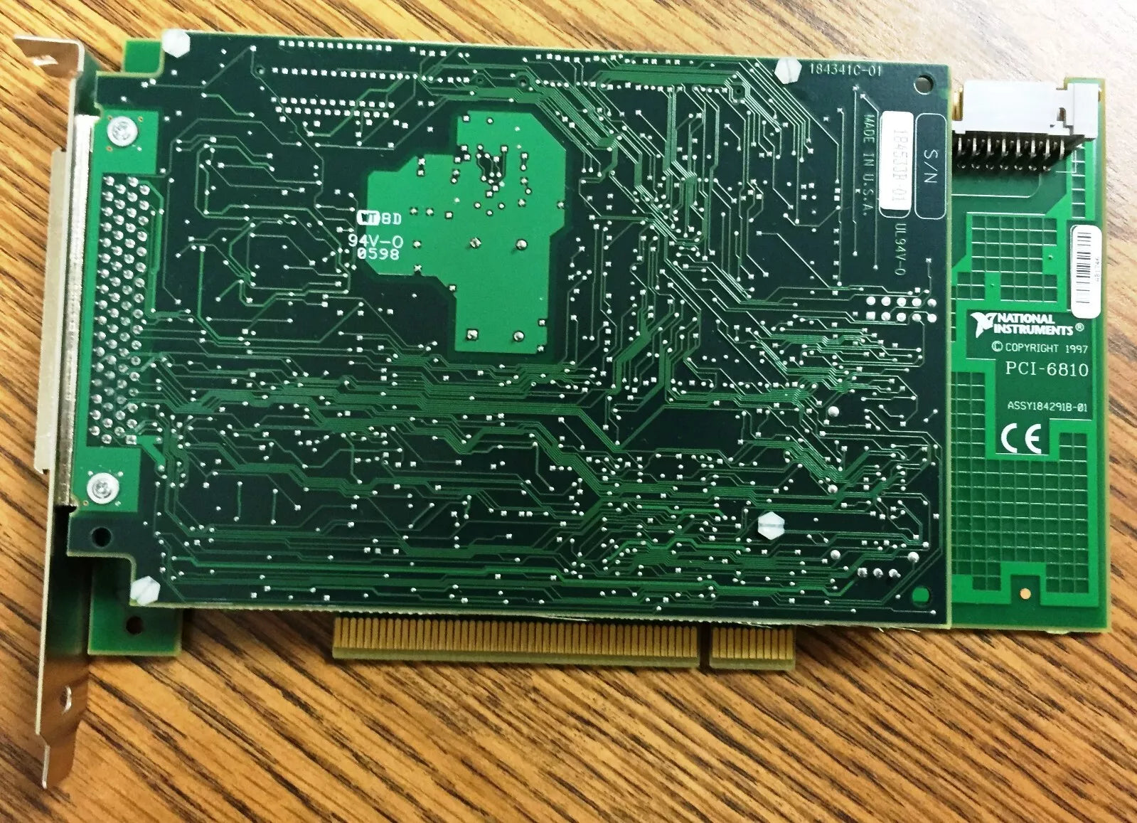 National Instruments PCI-6810 Serial Data Analyzer with NI 184291B & 184533B-01 Board