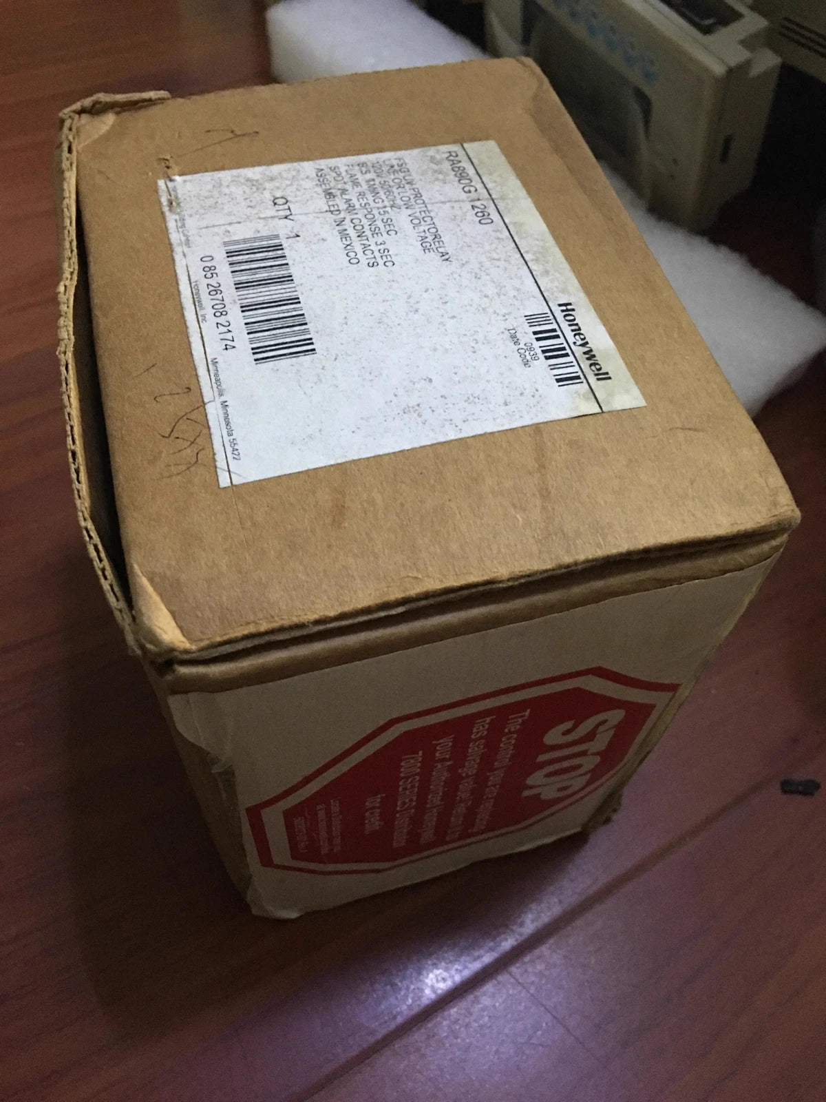HONEYWELL RA890G 1260 Protectorela for Industrial Burners