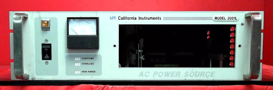 California Instruments 2001L-1P-HV AC Power Supply, 2000 VA, 1 Phase Out L05720