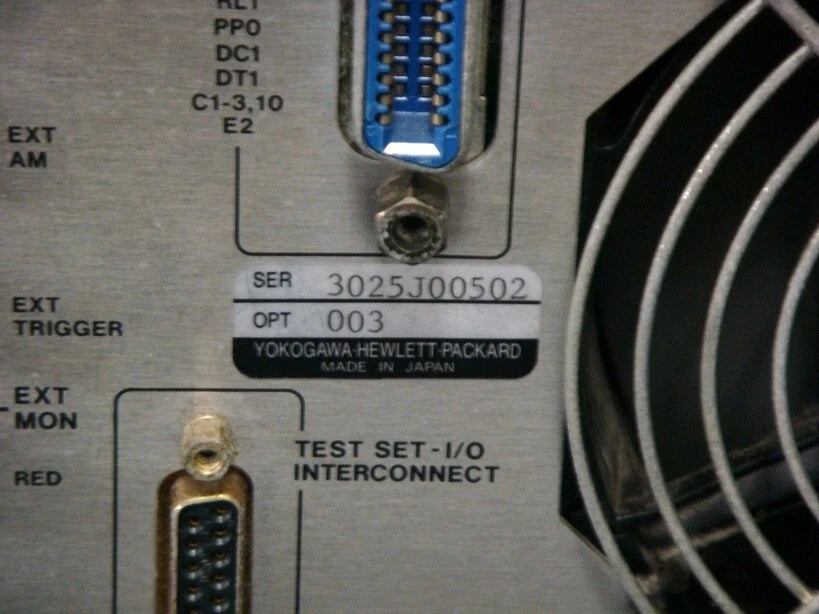 HP 8752A /003 300kHz-3GHz Network Analyzer