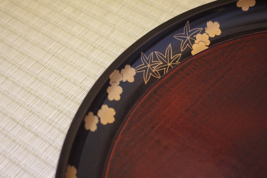Old Lacquer Plate by Japanese
