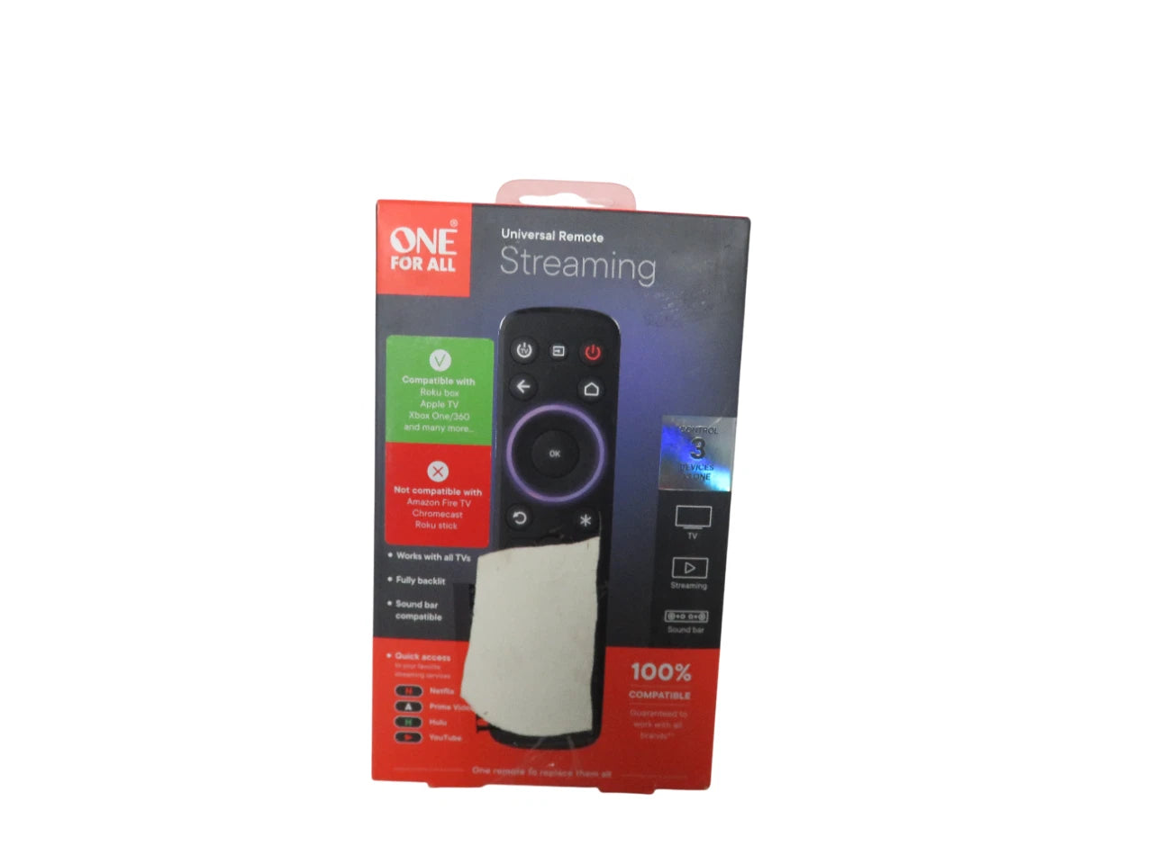 One For All URC 7935 Streamer Universal Remote - Free Shipping