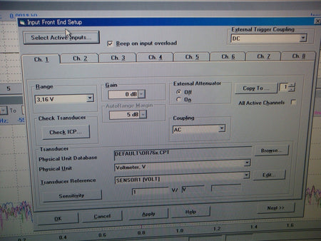 OR25PCP8 8ch 20KHz FFT Analyzer
