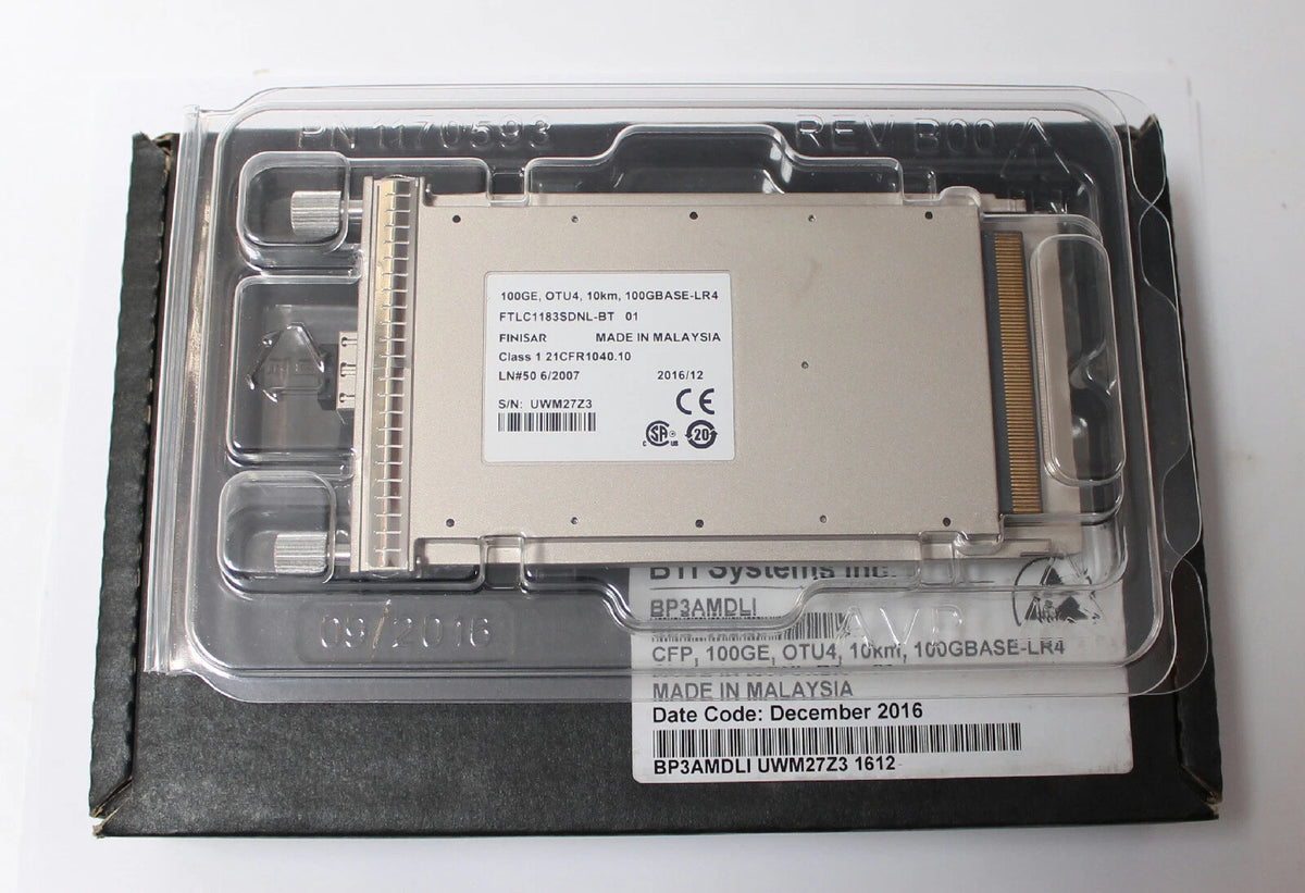 BTI BP3AMDLI CFP Transceiver 100G OTU4 10km 100GBASE-LR4 Finisar FTLC1183SDNL-BT
