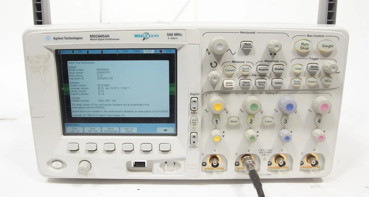 Agilent MSO6054A 500 MHz 3Channel 4 GS/s Mixed Signal Scope OPT MSO MST E00