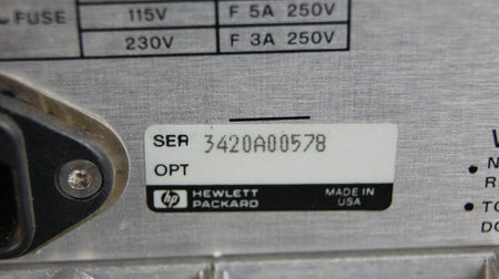 HP Agilent 83621A 10 MHz to 20 GHz Synthesized Sweeper 3420A00578 PARTS UNIT