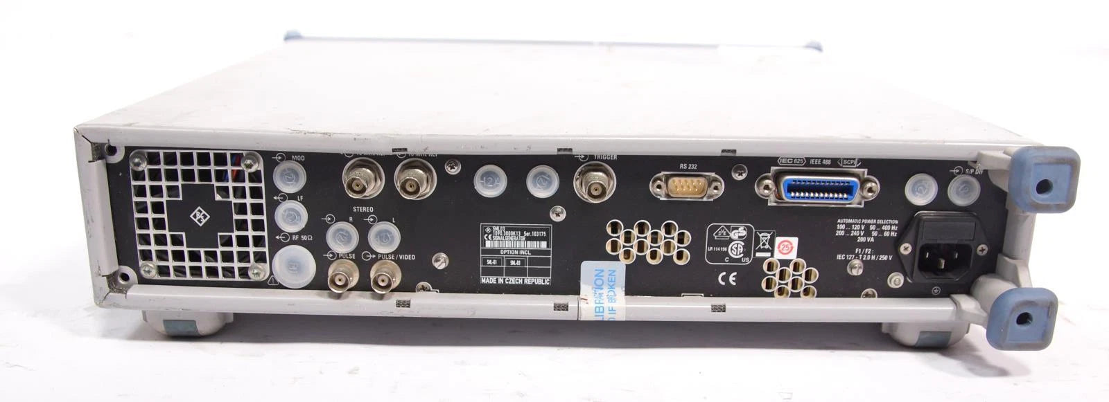Rohde & Schwarz SML03 9kHz to 3.3GHz Signal Generator 1090.3000.13 OPT B1 B3
