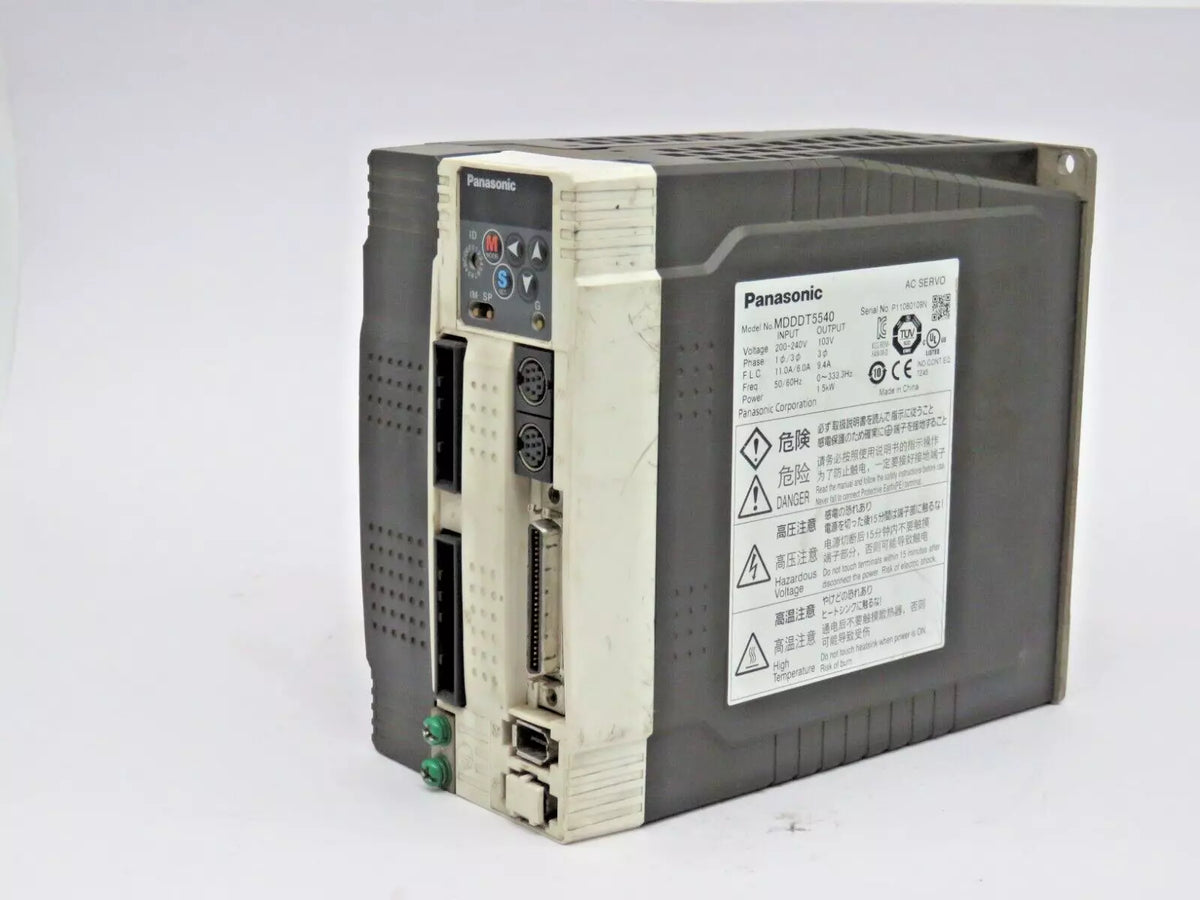 Panasonic MDDDT5540 Servo Drive Minas A4 Series 200V 40 AMP