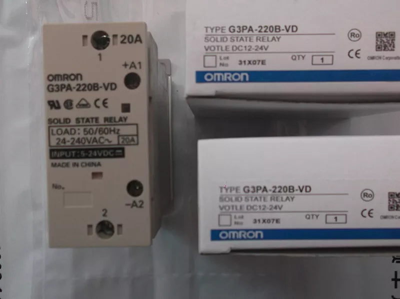 OMRON G3PA-220B-VD Solid State Relay 5-24VDC in Box