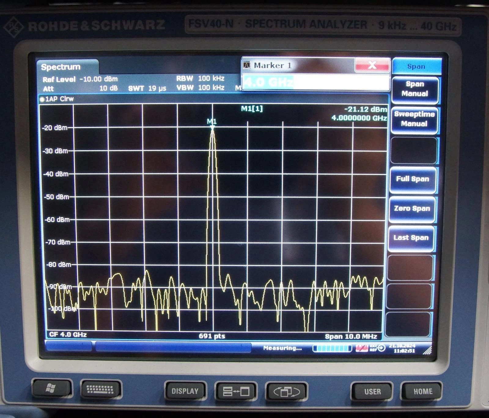 Agilent E4433B 4GHz ESG-D Series Signal Generator Options 1EM UN8 UN9 UND