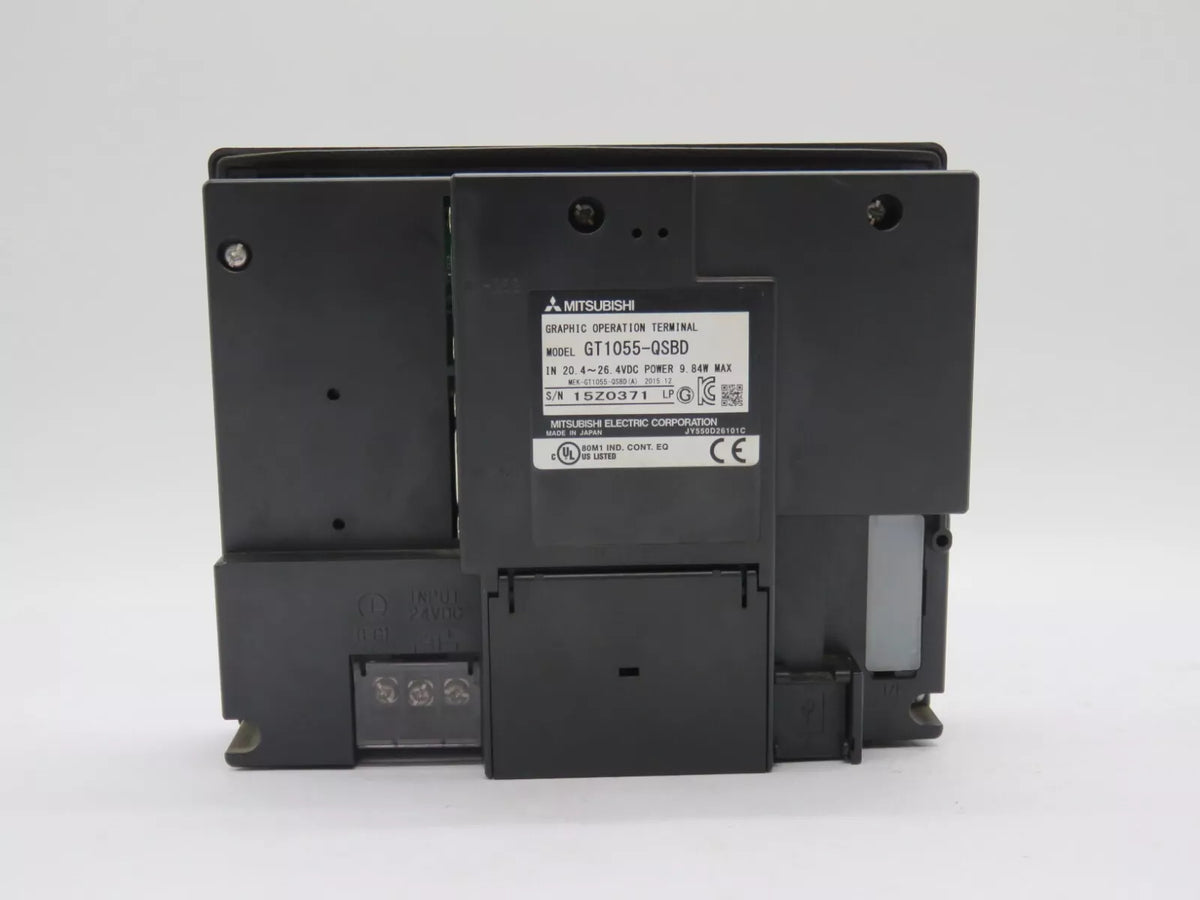 Mitsubishi GT1055-QSBD Graphic Operation Terminal HMI Touch Display 24V DC