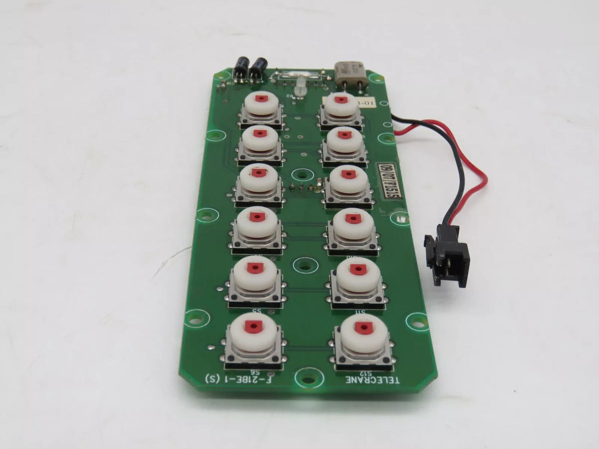 1pcs New TELECRANE F-21BE-1(S) 12 Button PCB Board