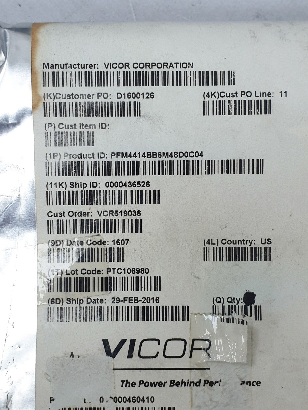 VICOR AC/DC Converter