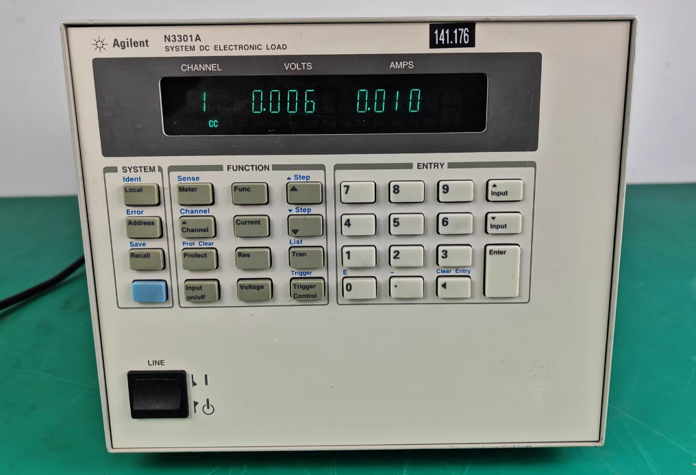 Keysight N3301A DC Electronic Load Mainframe with N3302A Load Module