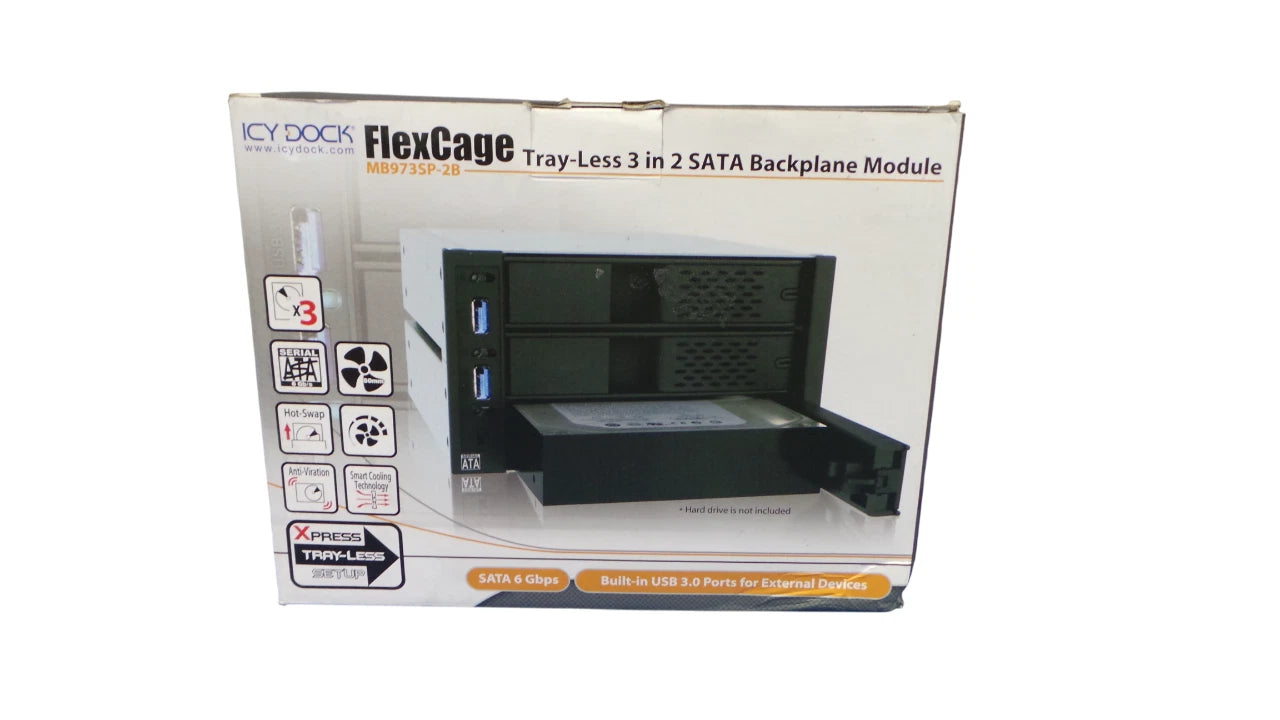 ICY Dock MB973SP-2B FlexCage - Free shipping