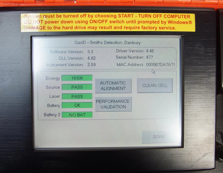 Smiths GasID 023-3005 Gas / Vapor Analyzer