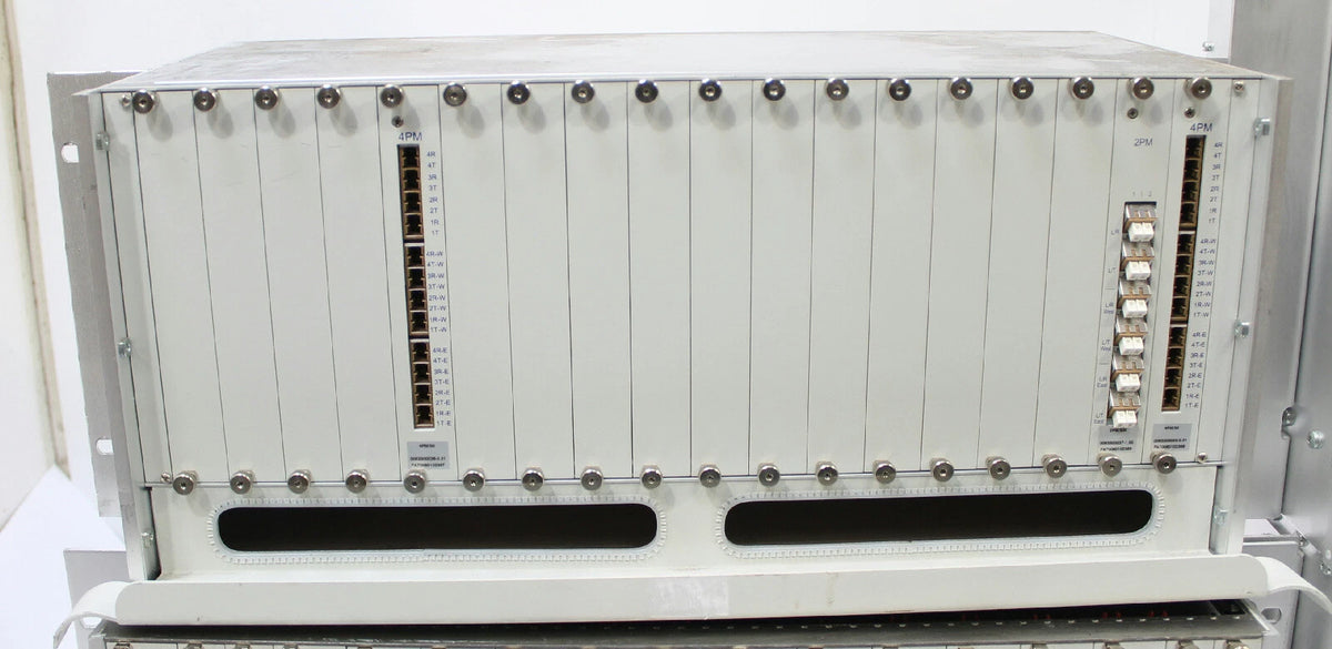 Lot of 4 ADVA Optical Networking FSP3000 Fiber Service Chassis with Modules