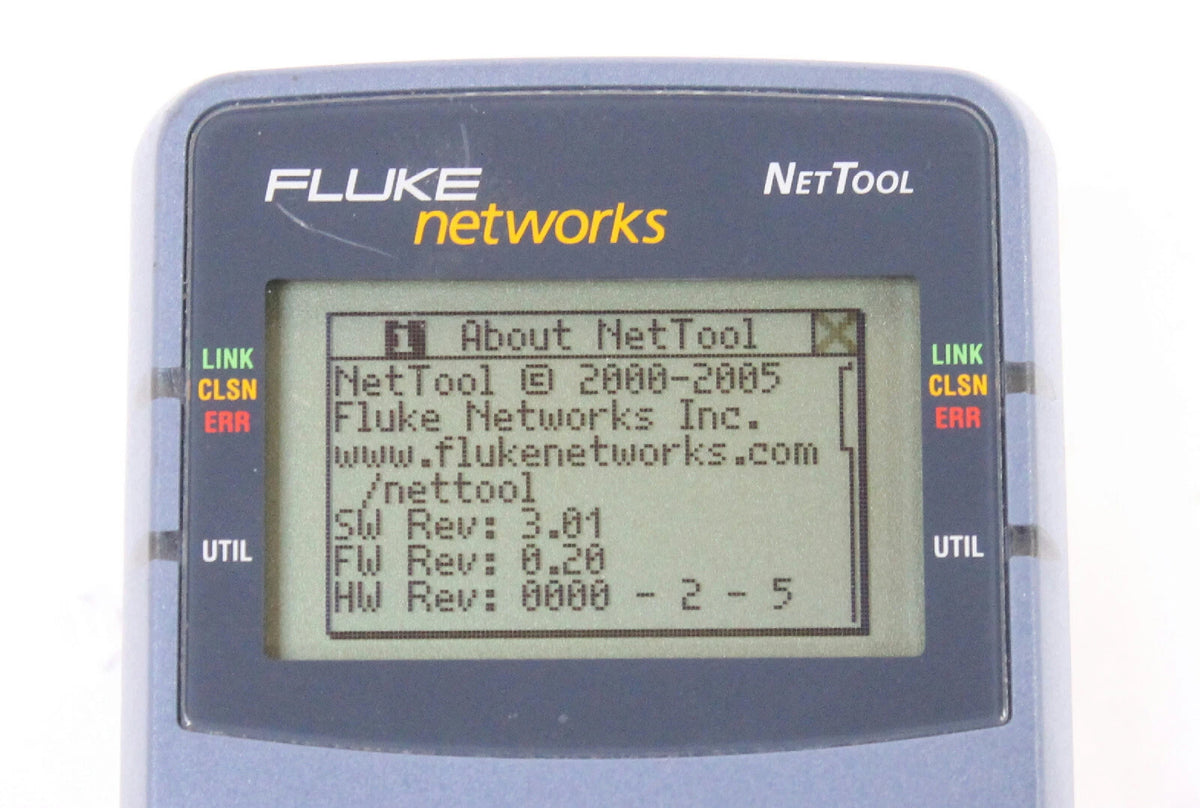 Fluke NetTool 10/100 Inline Network Connectivity Tester