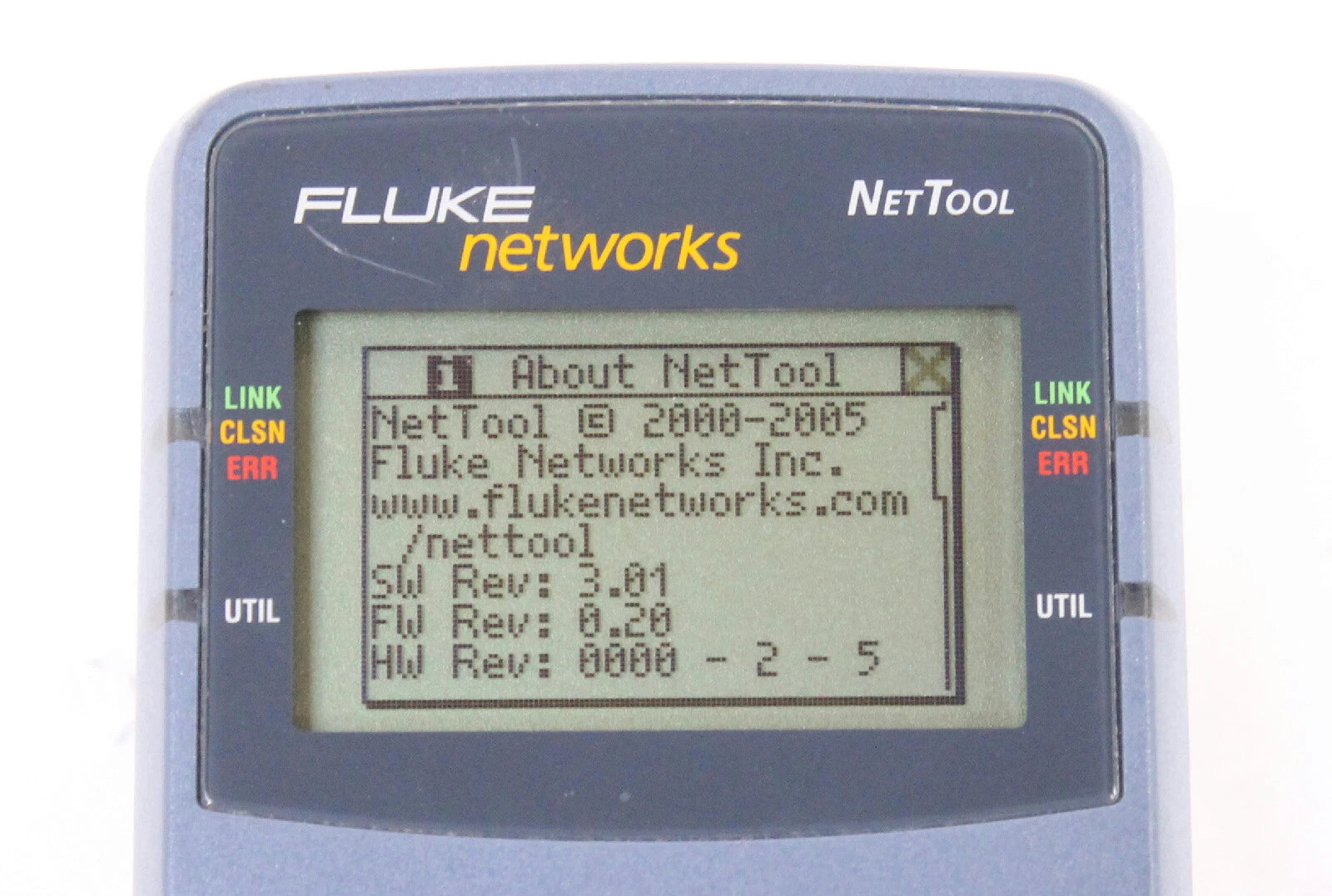 Fluke NetTool 10/100 Inline Network Connectivity Tester