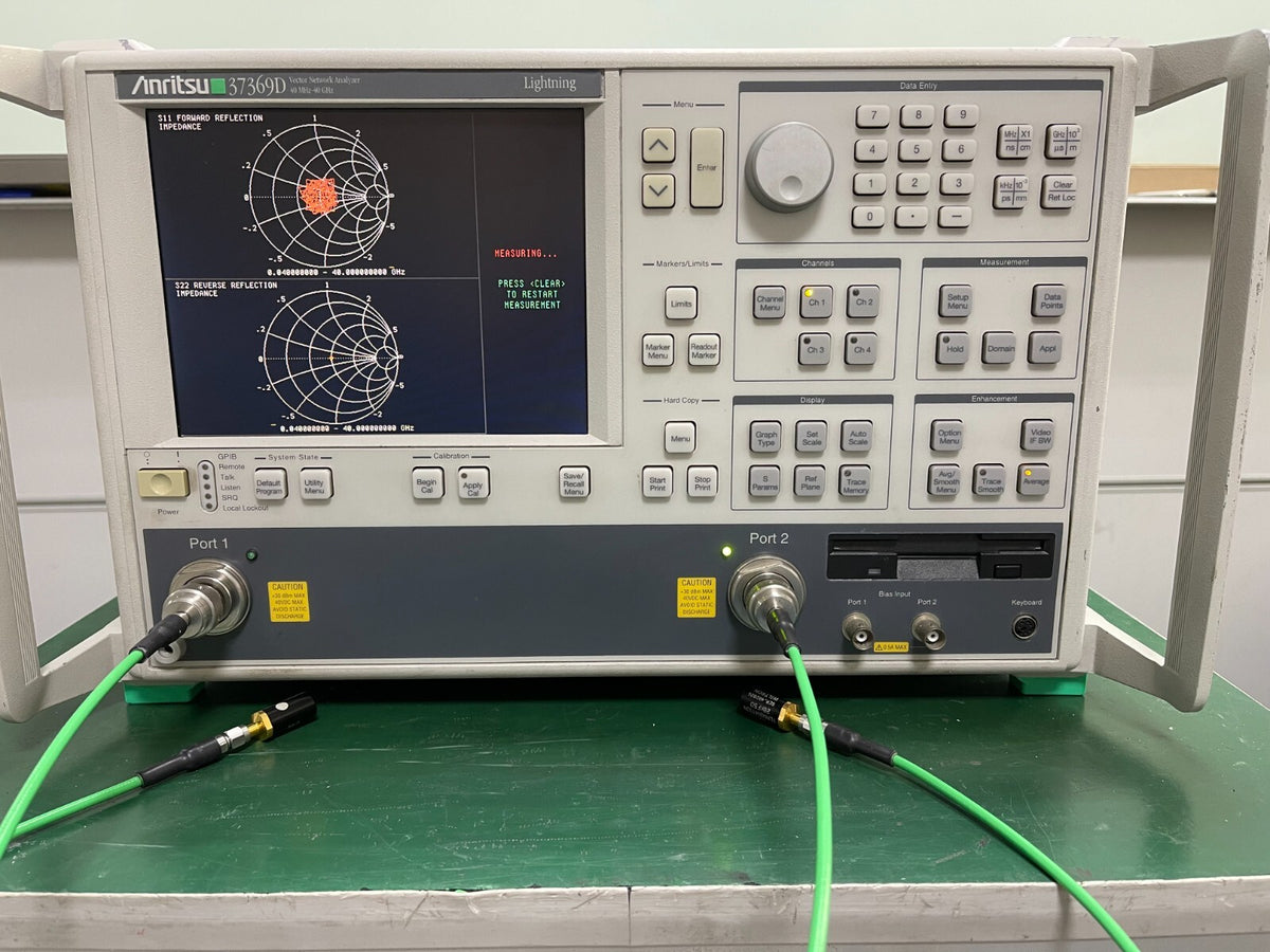 Anritsu 37369D 40MHz to 40GHz Vector Network Analyzer w/ options