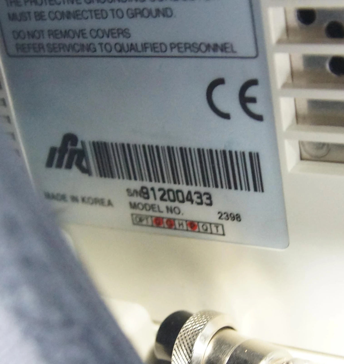 IFR / Aeroflex IFR 2398 9kHz - 2.7GHz Spectrum Analyzer