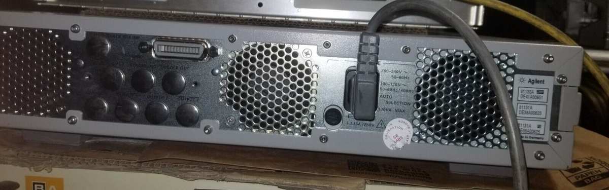 400 MHz Pulse Generator Dual Channel by Agilent