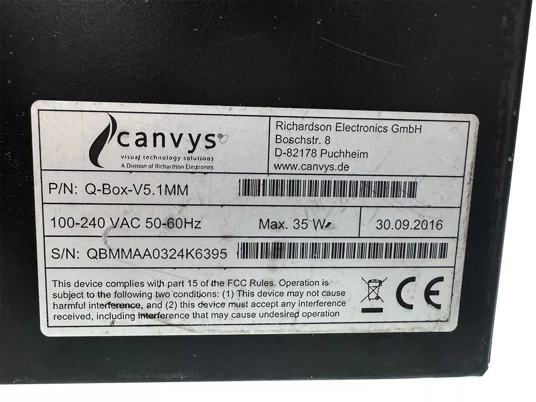 Autocue Canvys Q-BOX-V5-1MM 1mm Video Wall Processor
