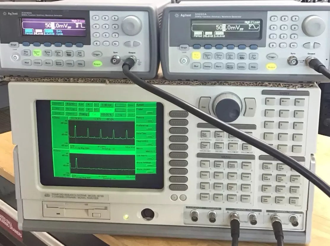 Stanford Research SRS SR785 Signal Spectrum Network Analyzer with Calibration Data
