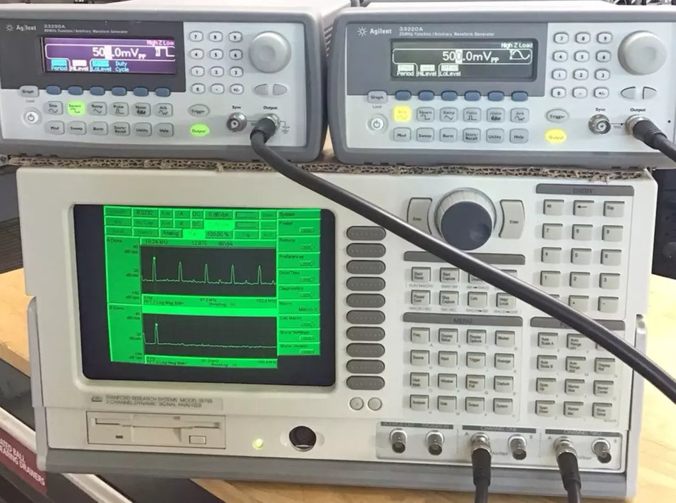 Stanford Research SRS SR785 Signal Spectrum Network Analyzer with Calibration Data