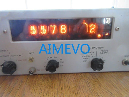 HP 5244L Electronic Counter Frequency Nixie Tube Display VTG Powers Up