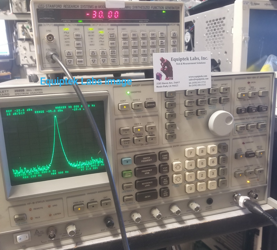 HP 3585B Spectrum Analyzer