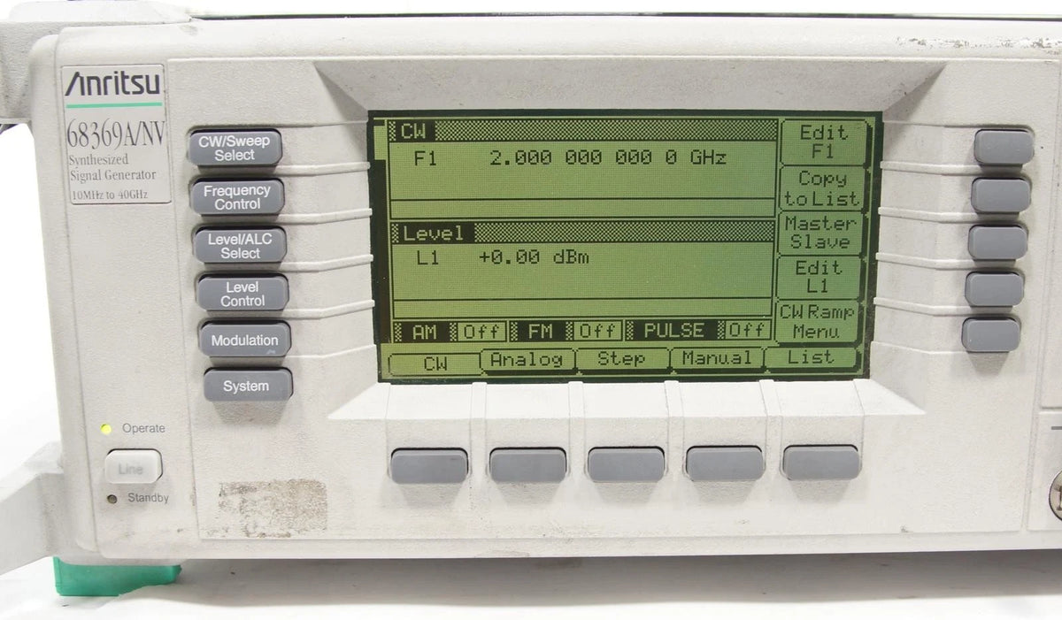 Anritsu 68369 A/NV 10 MHz - 40 GHz Synthesized Signal Generator