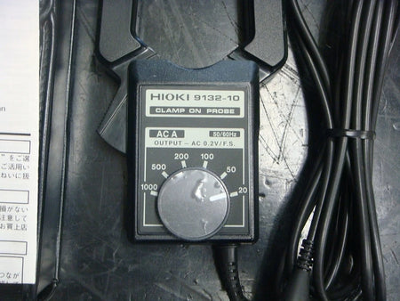 HIOKI 9132  20A/50/100/200/500/1000A 40Hz-1KHz Current Probe