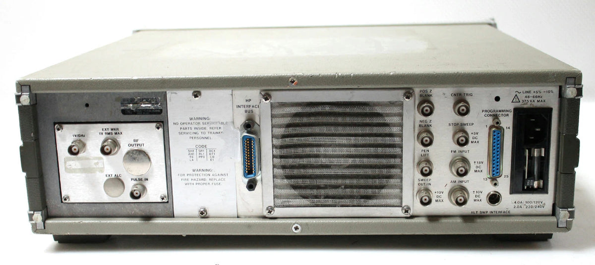HP/Agilent 8350A Sweep Oscillator w HP 83522A RF Plug-In 10 MHz - 2.4 GHz