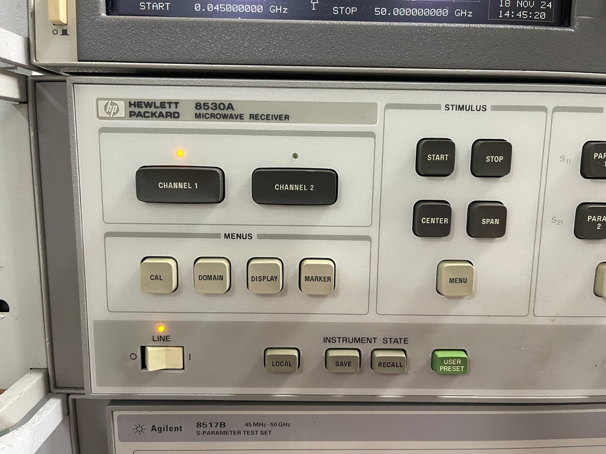 HP Agilent 8530A Microwave Receiver Section _3409A00405