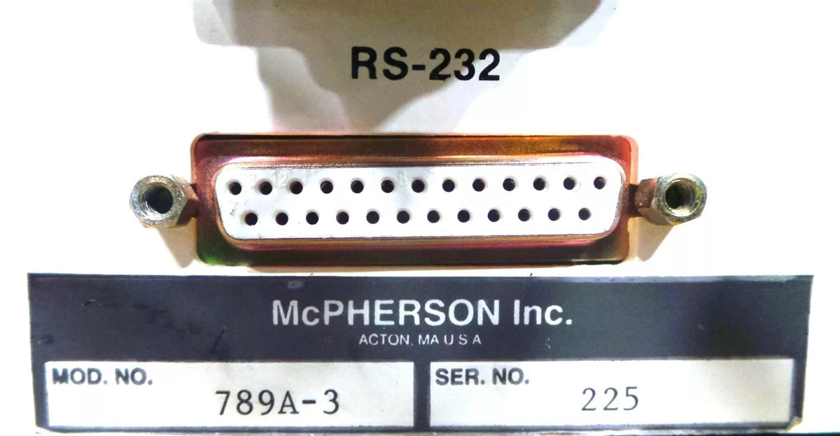 MCPHERSON 789A-3 Controller - Advanced Temperature Control System